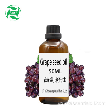 Aceite de semilla de uva orgánica Aceite de semilla de uva prensado en frío Aceite esencial puro